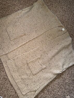 Aerie ribbed sweater cape